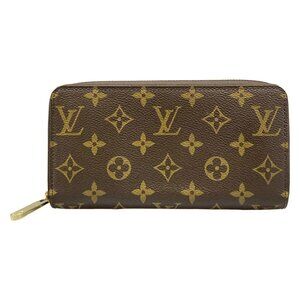 LOUIS VUITTON Zippy Wallet M60017 Monogram CA1025 Long Wallet Monogram Canvas